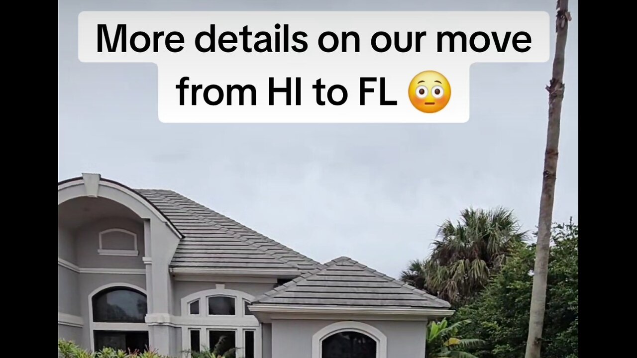 Well that was expensive 🤦 More details on our move from HI to FL