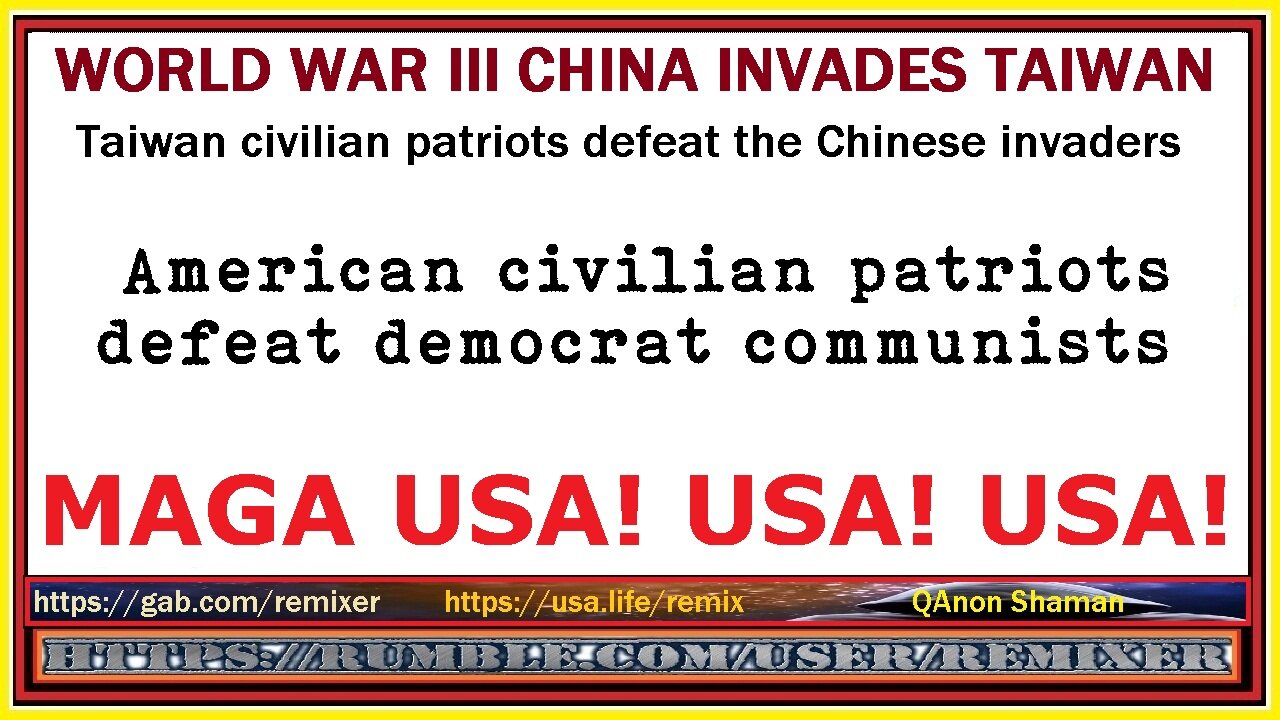 World War III CHINA invades TAIWAN