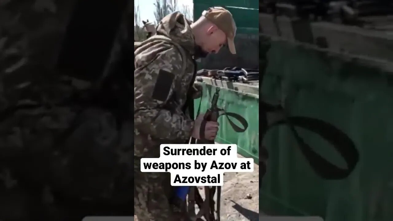 Surrender of weapons by Azov