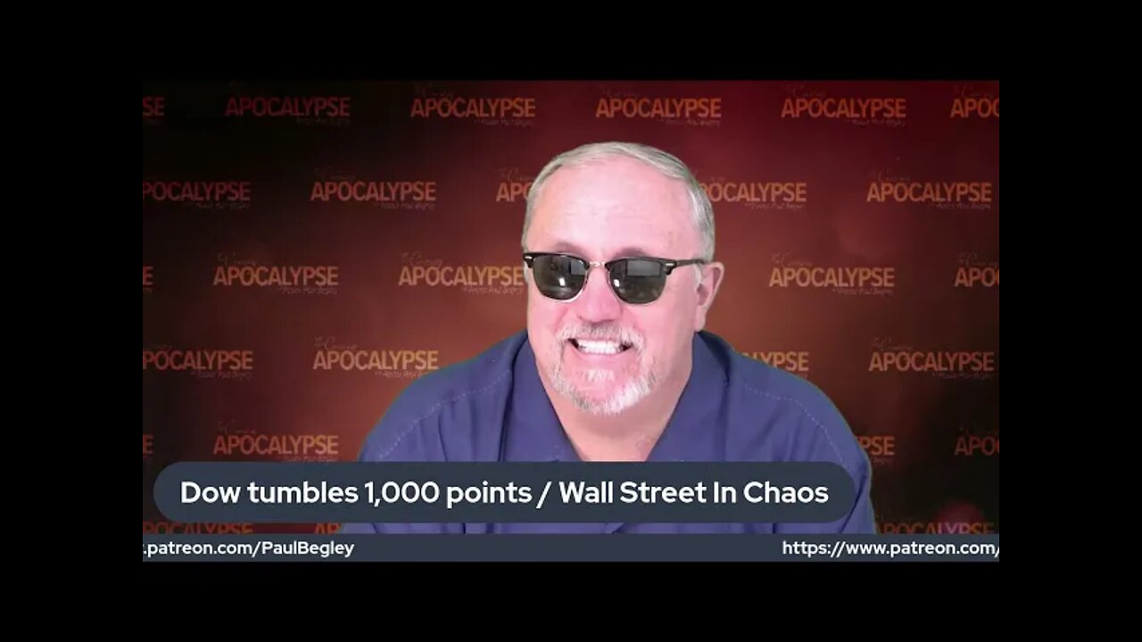 Breaking: "WALL STREET COLLAPSE" DOWN -1,000 Points