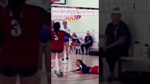 Best Female Volleyball Libero Ever🏐🏐🏐🔥🔥🔥