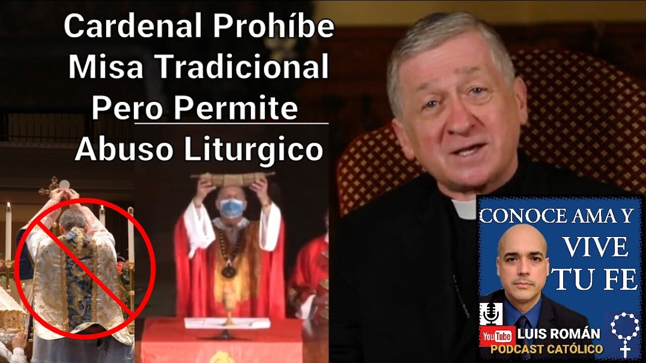 🚫PROHIBE Misa Tradicional Navidad Pascua Pentecoste Cardenal Cupich Sí a Abuso Litúrgicos Luis Roman