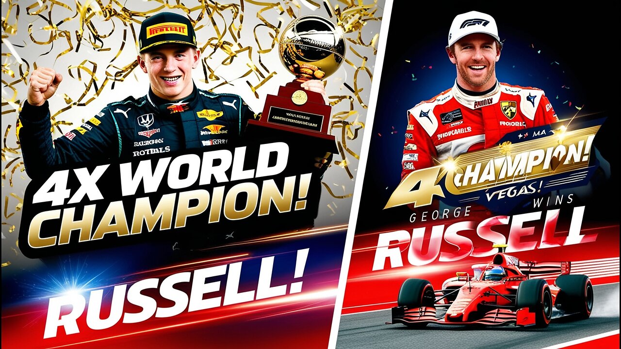 Max Verstappen wins fourth straight World Championship as George Russell takes victory in Las Vegas