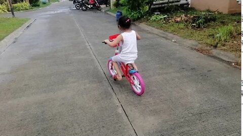 Mikka's First time Riding a Bike