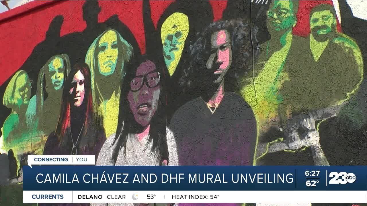 Camila Chávez and DHF Mural unveiling