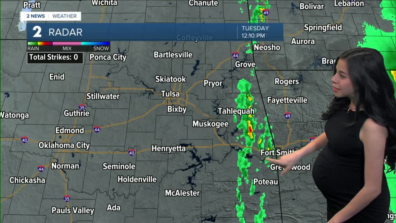 On and Off Showers throughout Tuesday