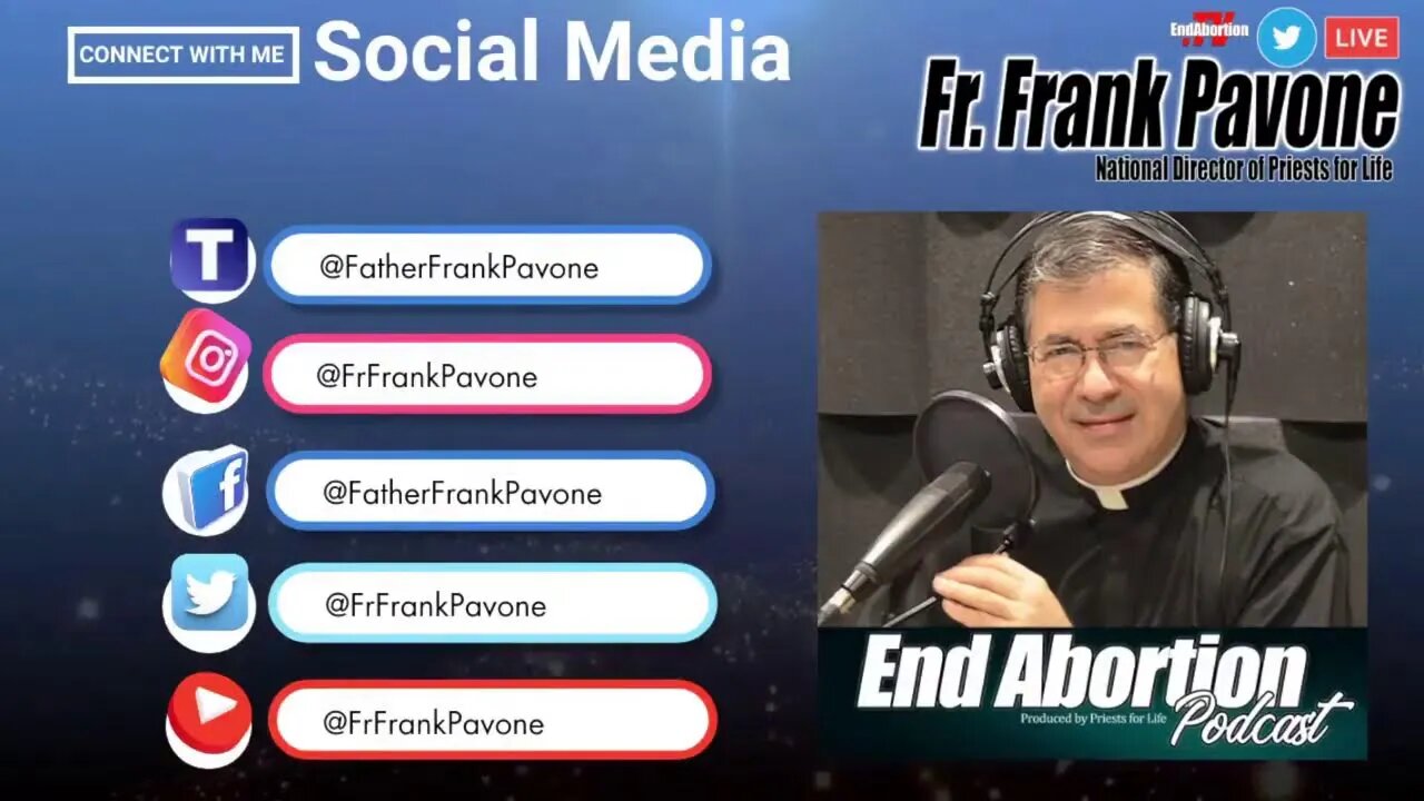 LIVE Chat with Fr. Frank Pavone and Janet Morana about Abortion Recovery Awareness Month!