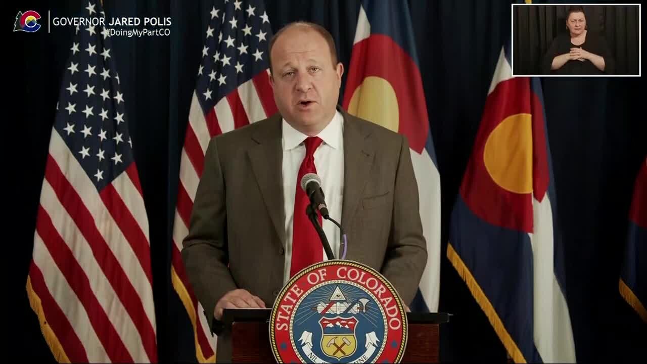 Gov. Jared Polis provides update on COVID-19 in Colorado