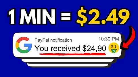 Get Paid $2.49 Every Min 🤑 Watching Google Ads [NEW Website]