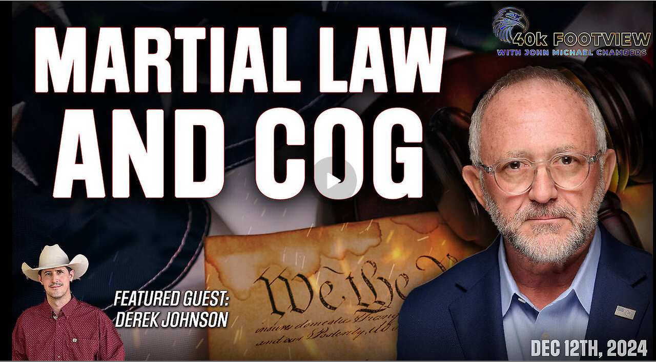 Martial Law & COG | 40K FootView with JMC Ep. 32