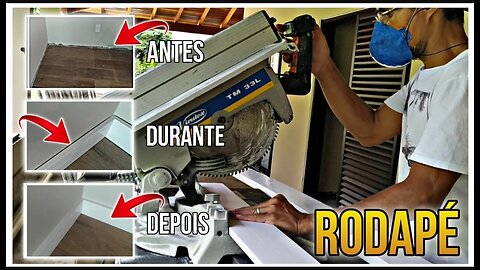 DICAS de ACABAMENTOS para sua INSTALAÇÃO DE RODAPÉ ficar 100% PERFEITA!