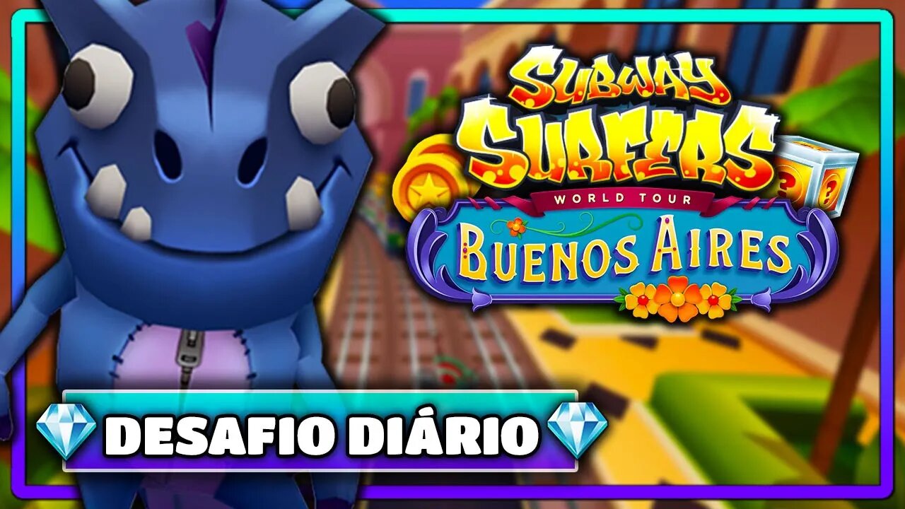 Subway Surfers Buenos Aires 2020 | Desafio Diário com o Dino