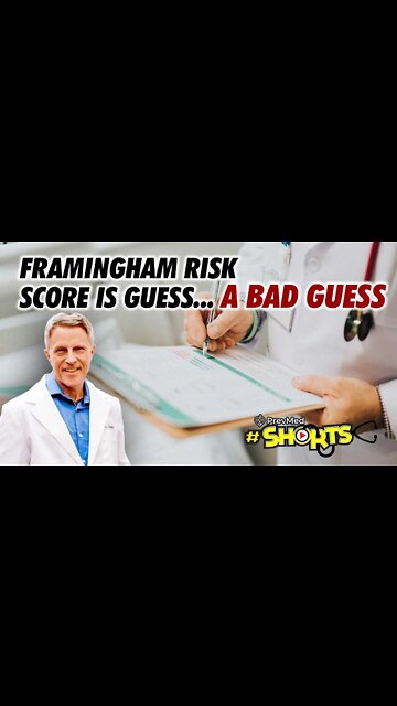 #SHORTS Framingham Risk Score is a Guess... A Bad Guess