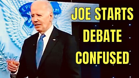 Biden ALREADY CONFUSED at beginning of this Debate! 🤦‍♂️