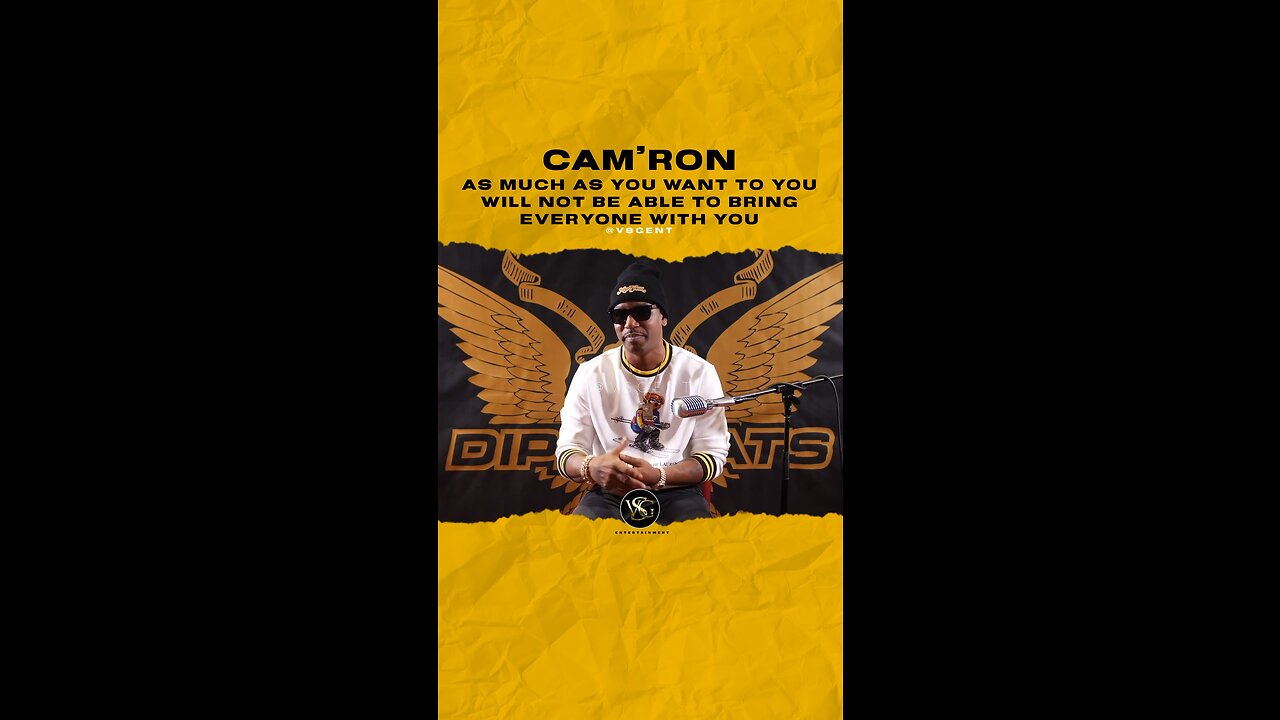 #camron As much as you want to you will not be able to bring everyone with you.🎥 @FlipDaScriptPod