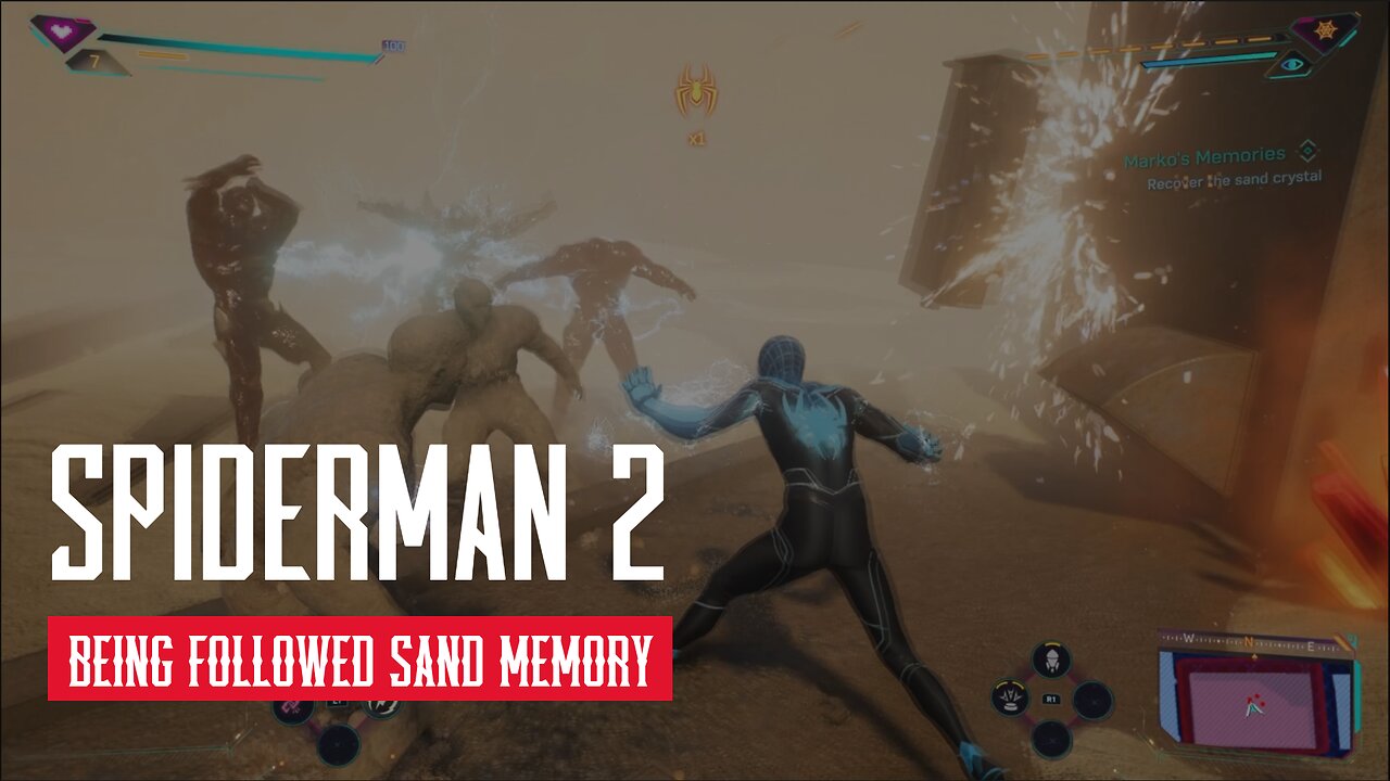 Being Followed Sand Memory Spider Man 2 Collectible