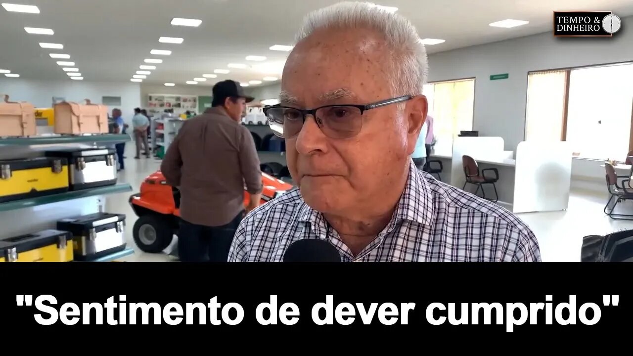 Ex-presidente da Cooxupé Carlos Paulino diz ter sentimento de dever cumprido