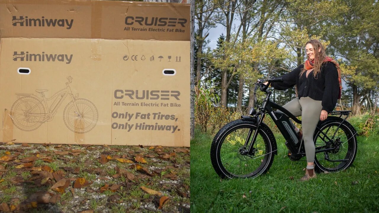 Himiway Electric bike Unboxing! All terrain fat tire Cruiser E bike first impressions.