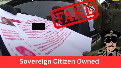 Sovereign citizen forgets to put name on fake Identification document