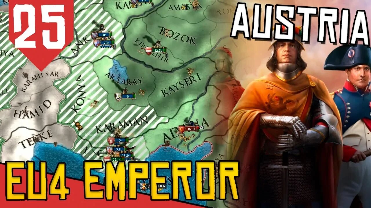 O primeiro MASSACRE Turco! - EU4 Austria #25 [Série Gameplay Português PT-BR]