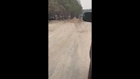 THE MOMENT OF UKRAINE SOLDIERS SHOOTING WITH A TANK!