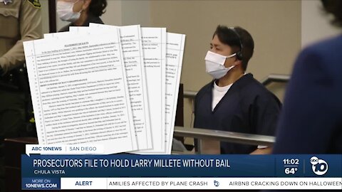 Prosecutors file documents to hold Larry Millete without bail