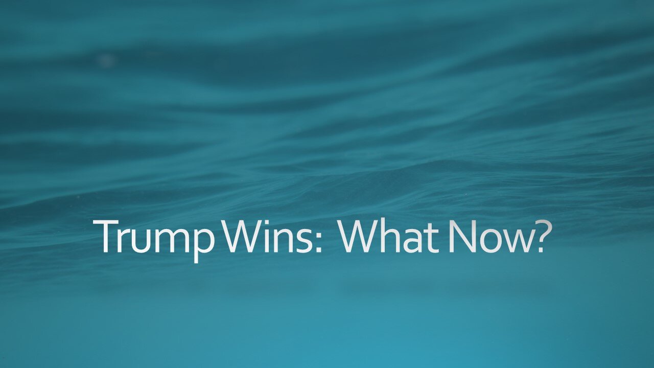 Trump Wins: What Now?