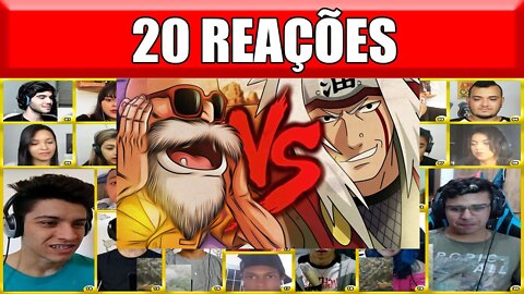 MULT REACT Mestre Kame VS. Jiraiya - Duelo de Titãs