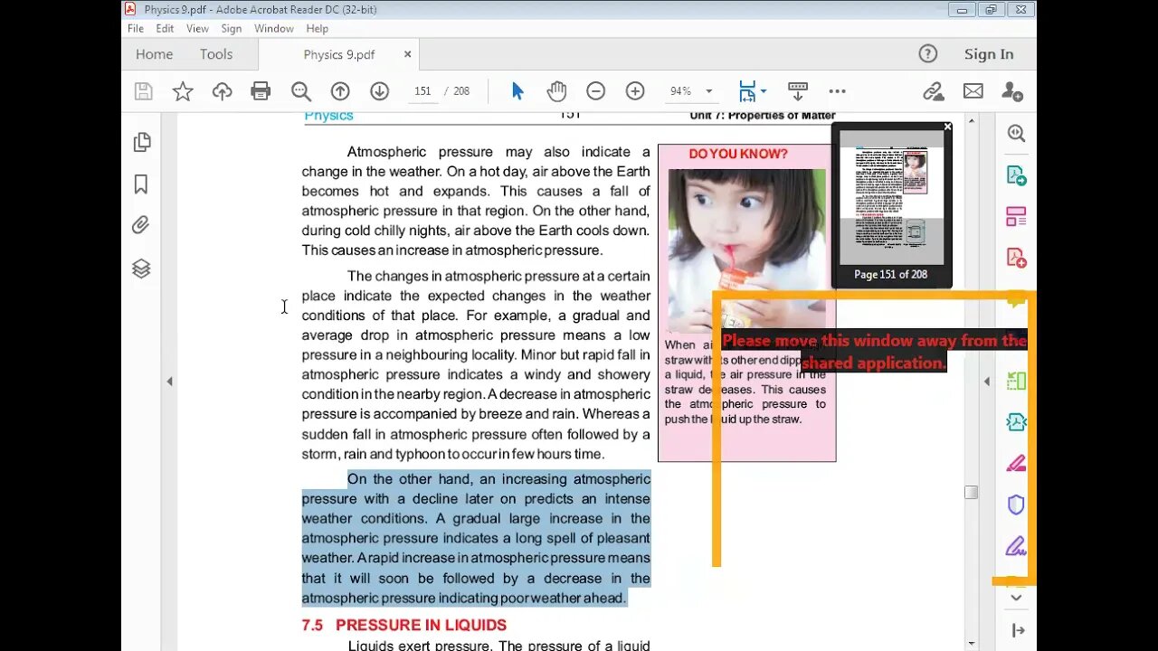 PHYSICS Class 9th Lecture#6 CH#7Variation in atmospheric pressure
