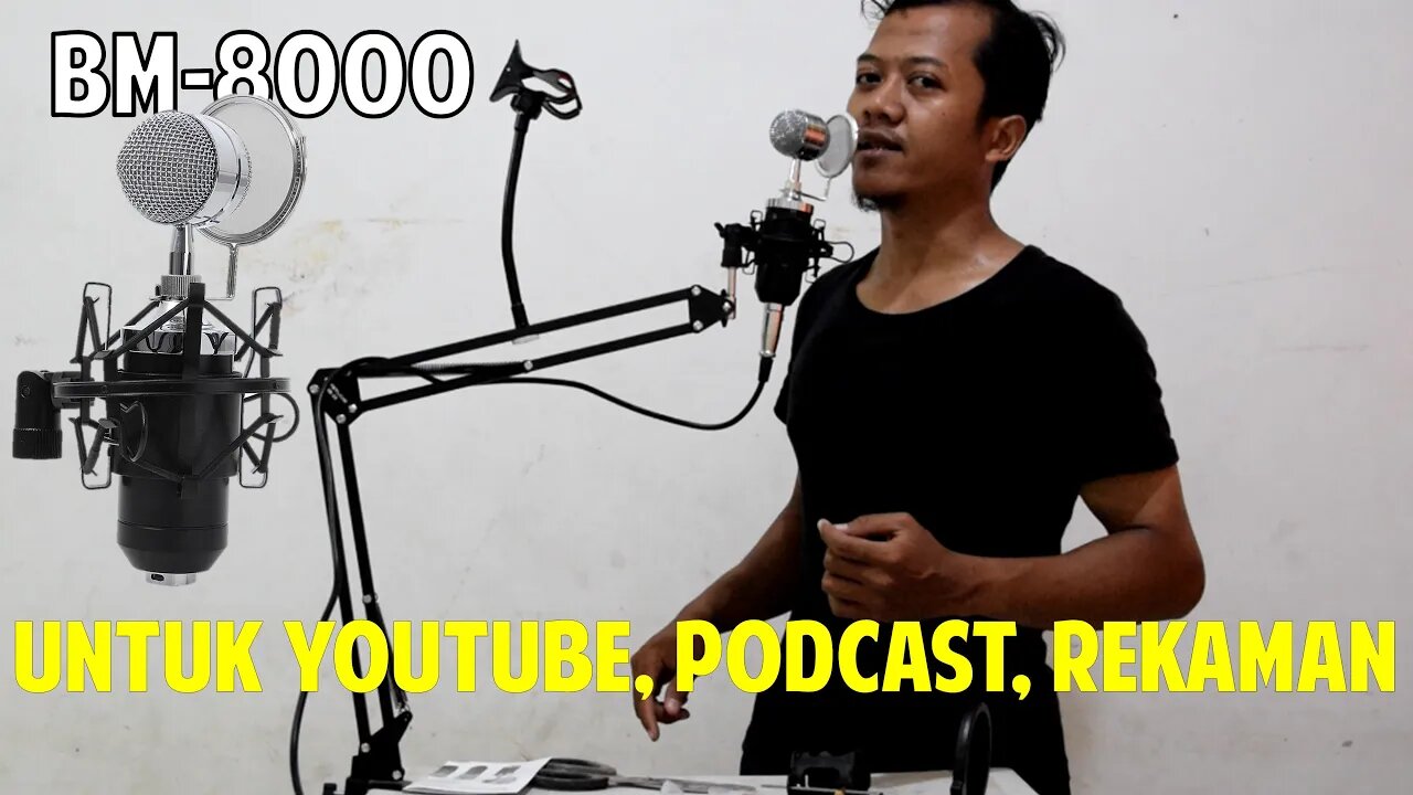 Unboxing Paket Rekaman Suara Lengkap Untuk YouTuber, Taffware BM-8000