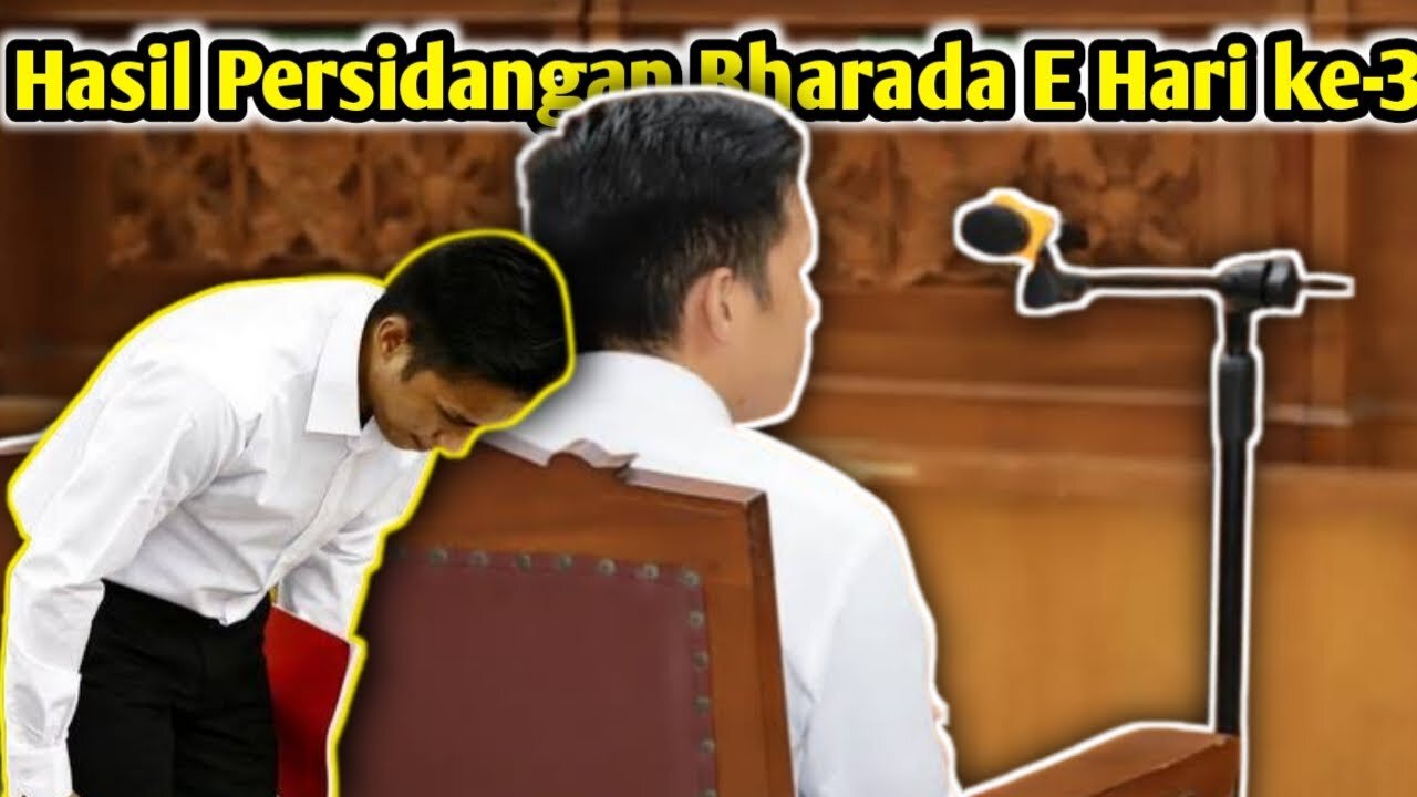 The police trial of Bharada Eliezer, the perpetrator of the murder of J's subordinate FS