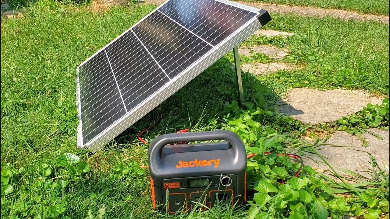 Jackery 290 + HF 100w panel - average sunny day charging