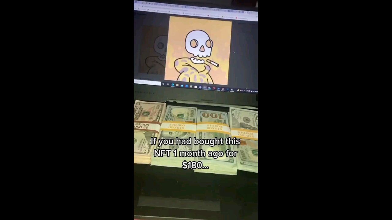 If you had bought this NFT 1 month ago for $180