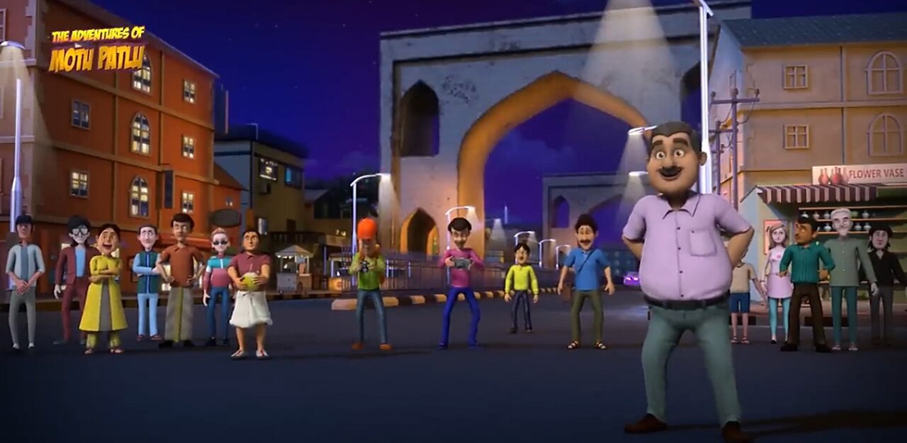 Ghost of Charminar - Hindi Cartoon - Motu Patlu - New episode S13