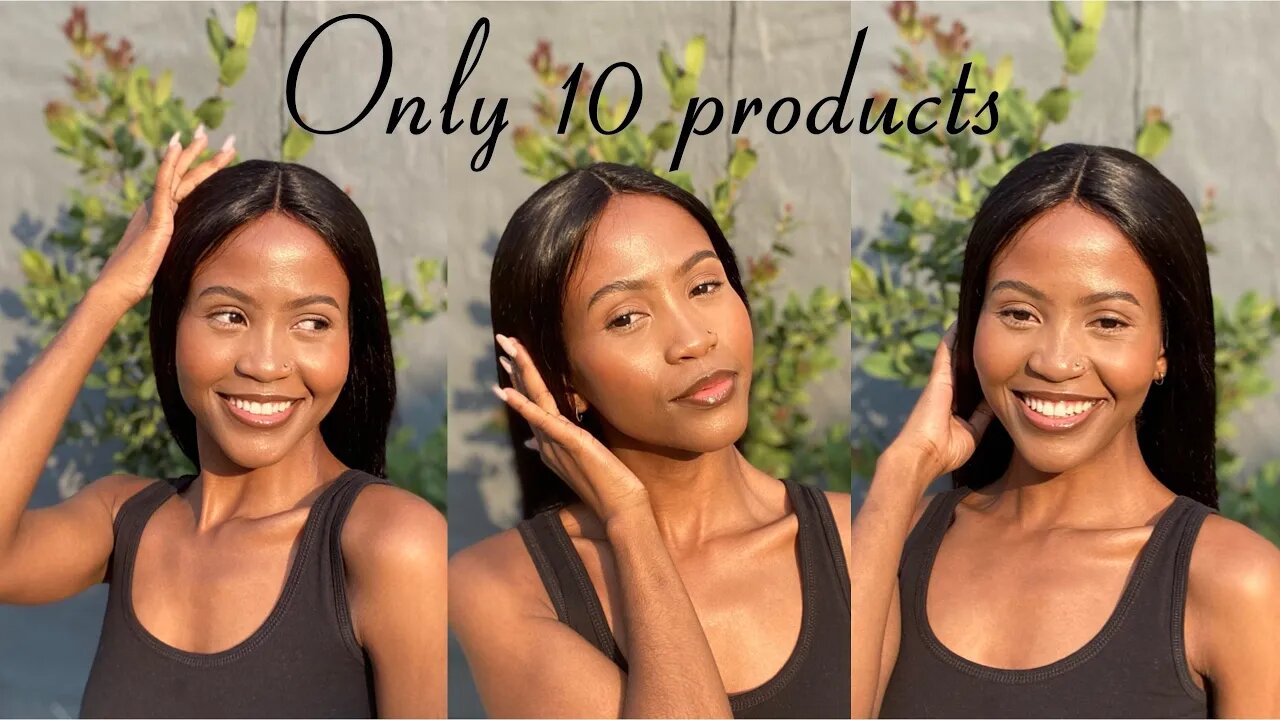 Minimal makeup || only 10 products || for beginners || Glam Prac Ep.2