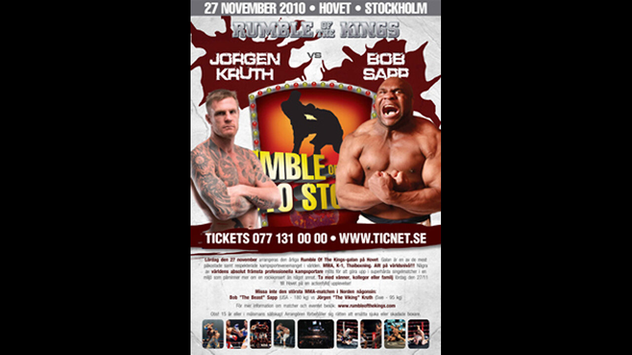 K-1 Scandinavia Rumble of the Kings 2010 Nov 27 2010 Hovet Arena, Stockholm