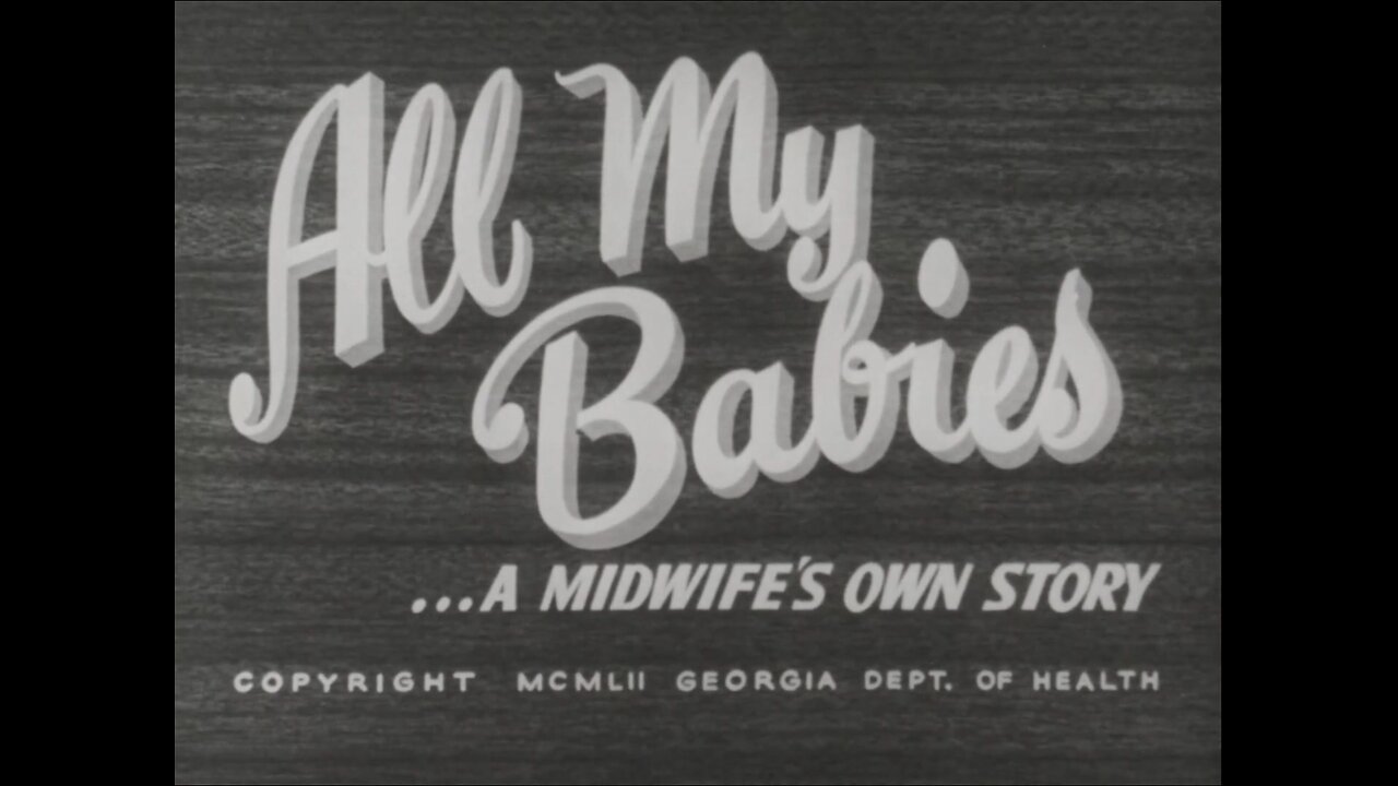 A Training Film For Midwives (1953 Original Black & White Film)