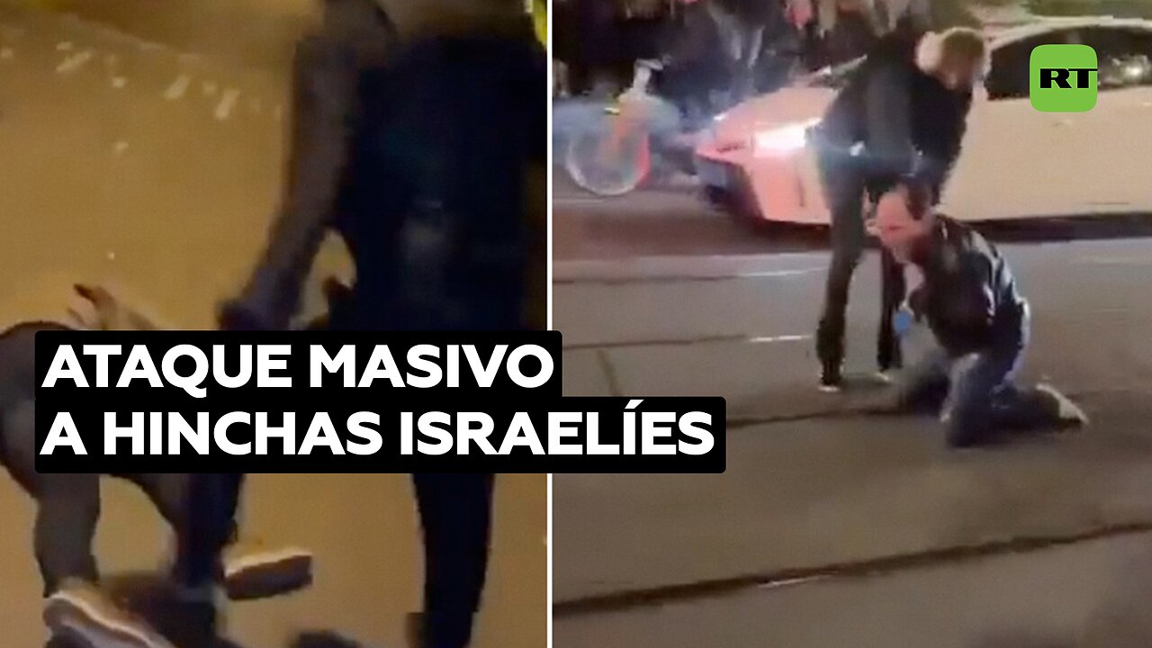 Ataque masivo a hinchas israelíes