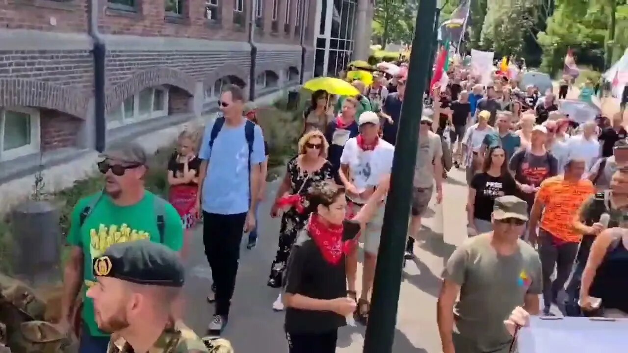 Thousands of Citizens in Eindhoven to Support the Protests of Dutch Farmers