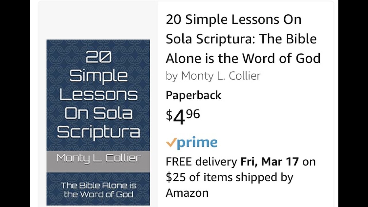 20 Simple Lessons On Sola Scriptura: The Bible Alone Is The Word Of God