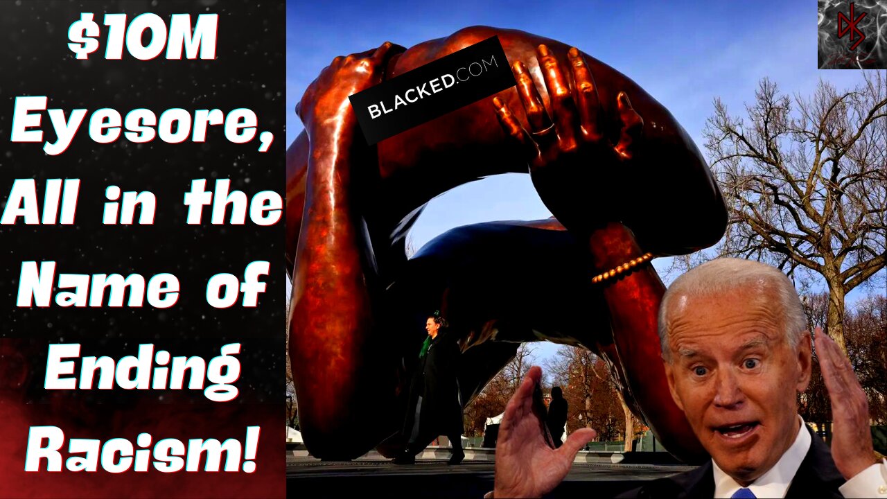 MLK Day Commemorated With Bronze Weiner Statue & Rambling Biden Speech!