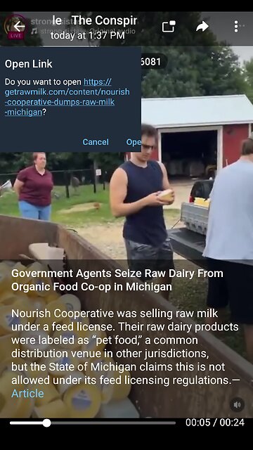 News Shorts: Raw Dairy Seized in Michigan