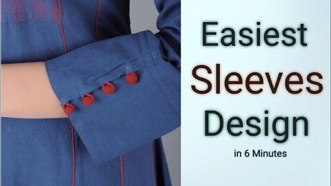 Easiest Stylish Sleeves design Cutting & Stitching in Hindi/Urdu