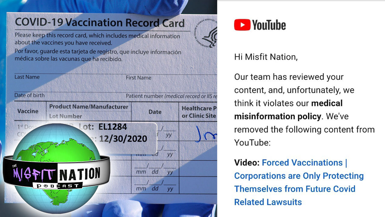 Youtube Suspended us for 2 weeks for Talking About Forced Vaccinations & Employer Liability