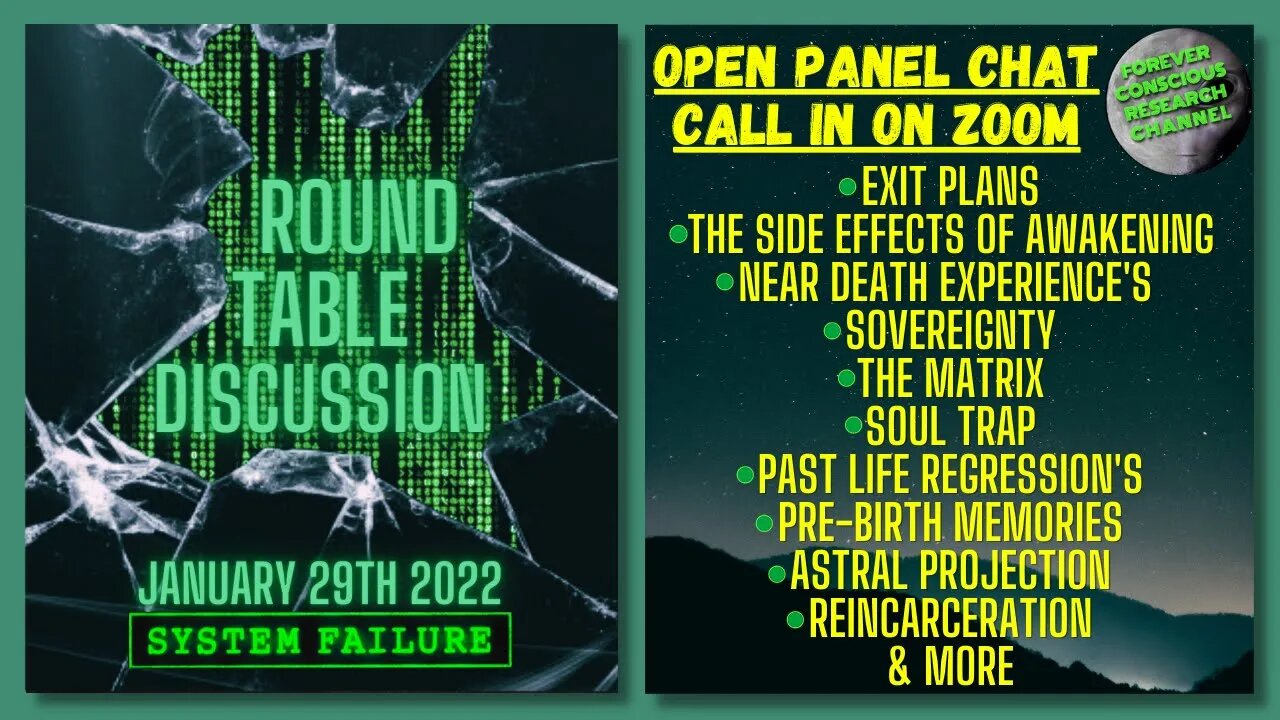 Round Table Discussion & Open Zoom Panel Call In Stream | Matrix Reincarnation Soul Trap & More