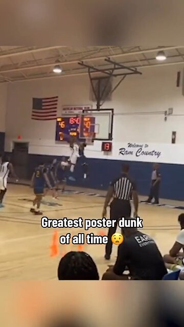 The most disrespectful dunk EVER! 😱🏀 Am I right?!