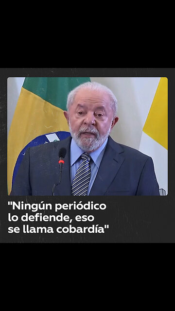 Lula tilda de "cobardía" la falta de apoyo de la prensa a Assange