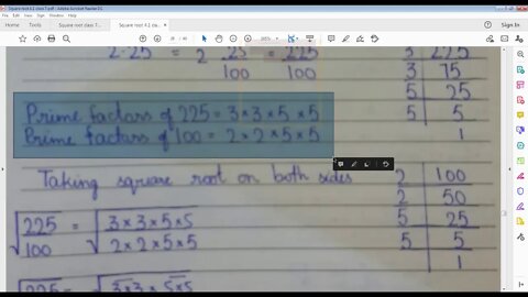 CLASS 7 MATHS B EX 4 1 SQUARE ROOT7 1 21