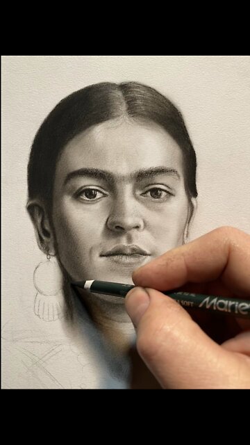 Portrait of Frida Kahlo