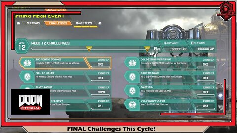 DOOM Eternal- Final Week Challenges